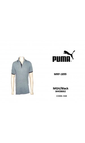 Puma Tshirt Polo Grey/Black 84438002